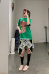 Walter Van BeirendonCK T-shirt AW22-23 8018 Green